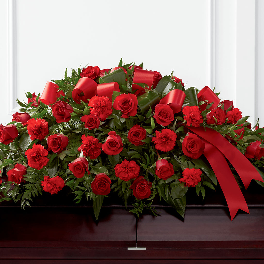 Tribute of Life Casket Spray – Aux 1000 Fleurs, Saint-hyacinthe PQ
