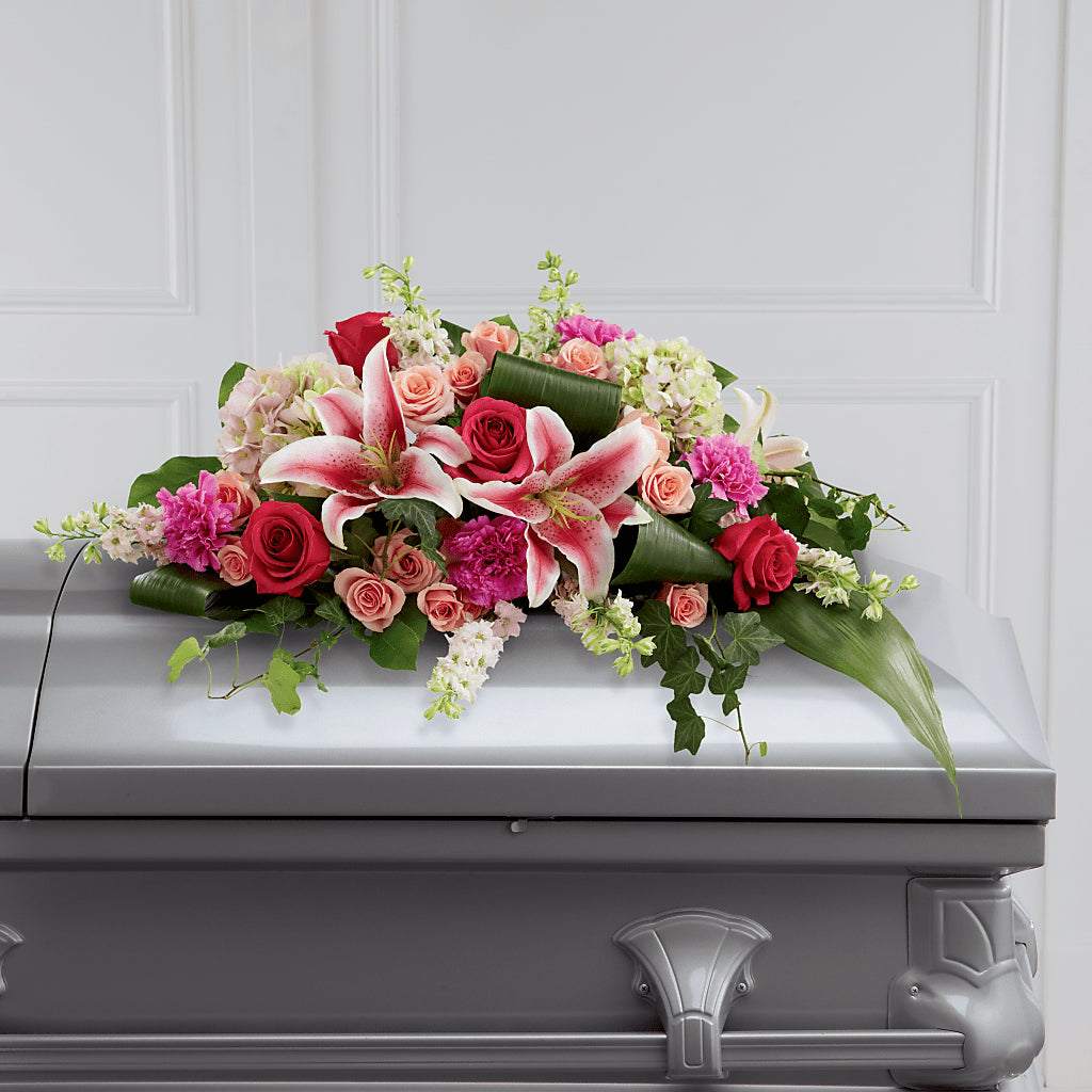 Splendid Grace Casket Spray – Aux 1000 Fleurs, Saint-hyacinthe PQ