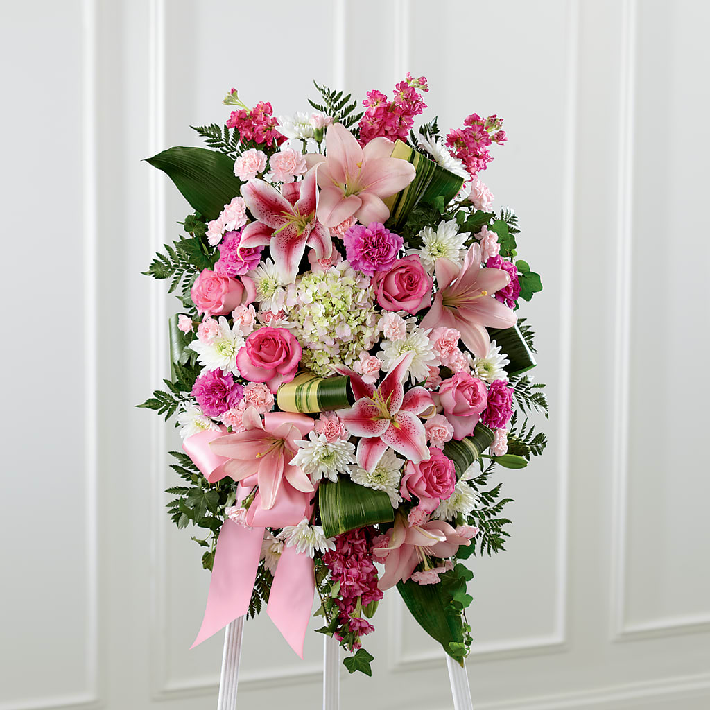 Comforting Standing Spray – Aux 1000 Fleurs, Saint-hyacinthe PQ