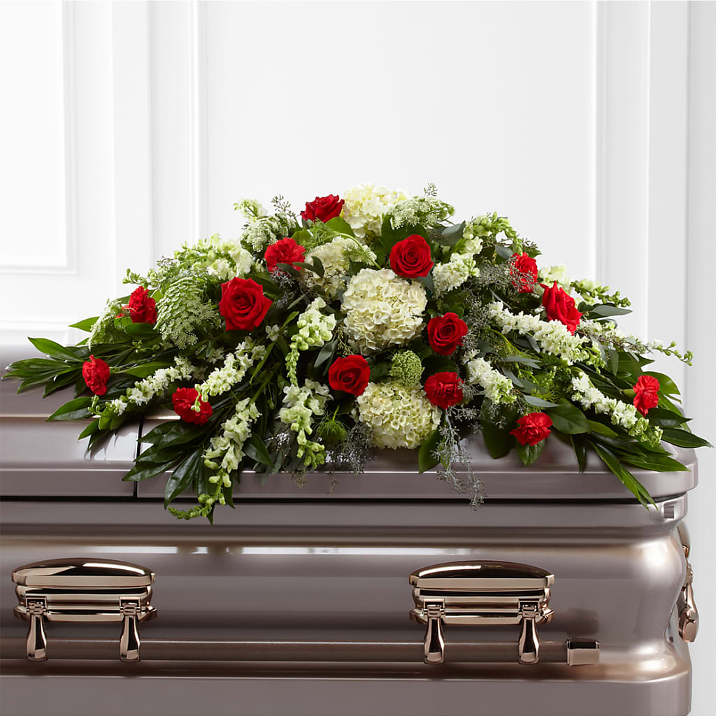 Sincerity Casket Spray – Aux 1000 Fleurs, Saint-hyacinthe PQ
