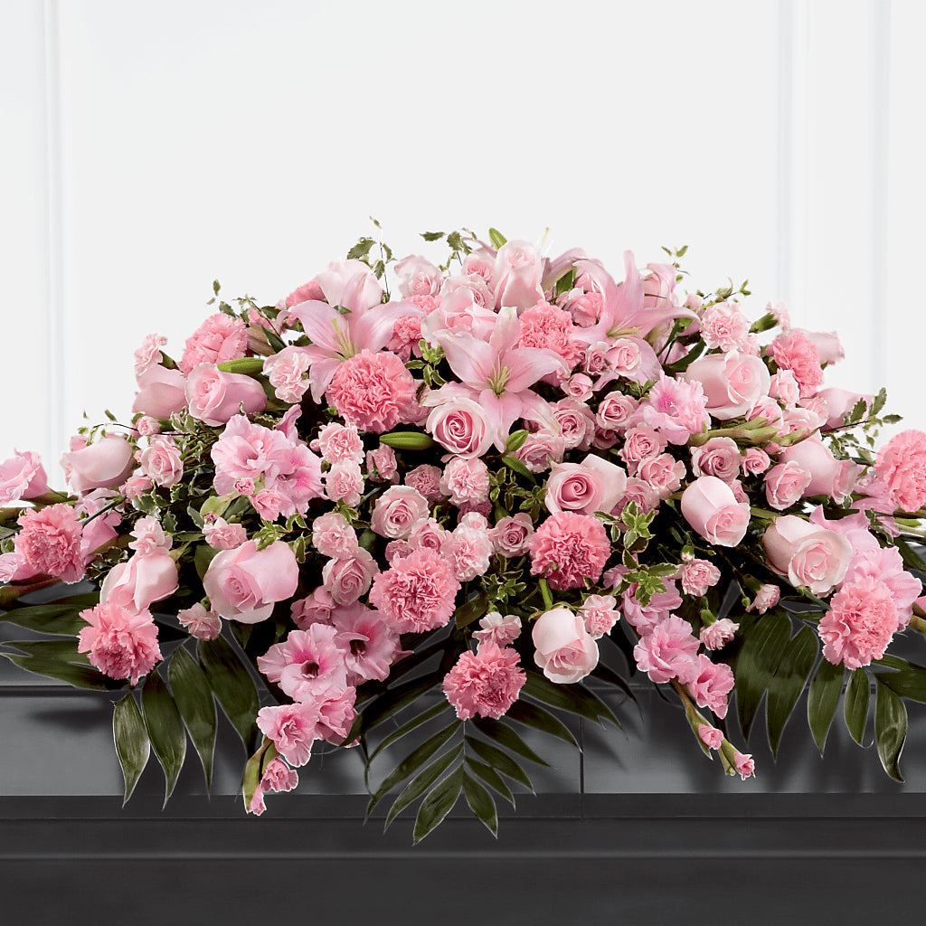 Garden of Comfort Casket Spray (Standard) – Aux 1000 Fleurs, Saint-hyacinthe PQ