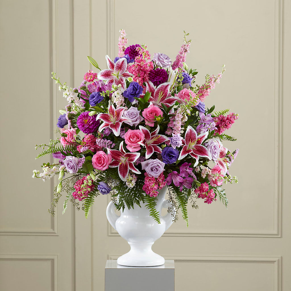 Peaceful Tribute Arrangement – Aux 1000 Fleurs, Saint-hyacinthe PQ