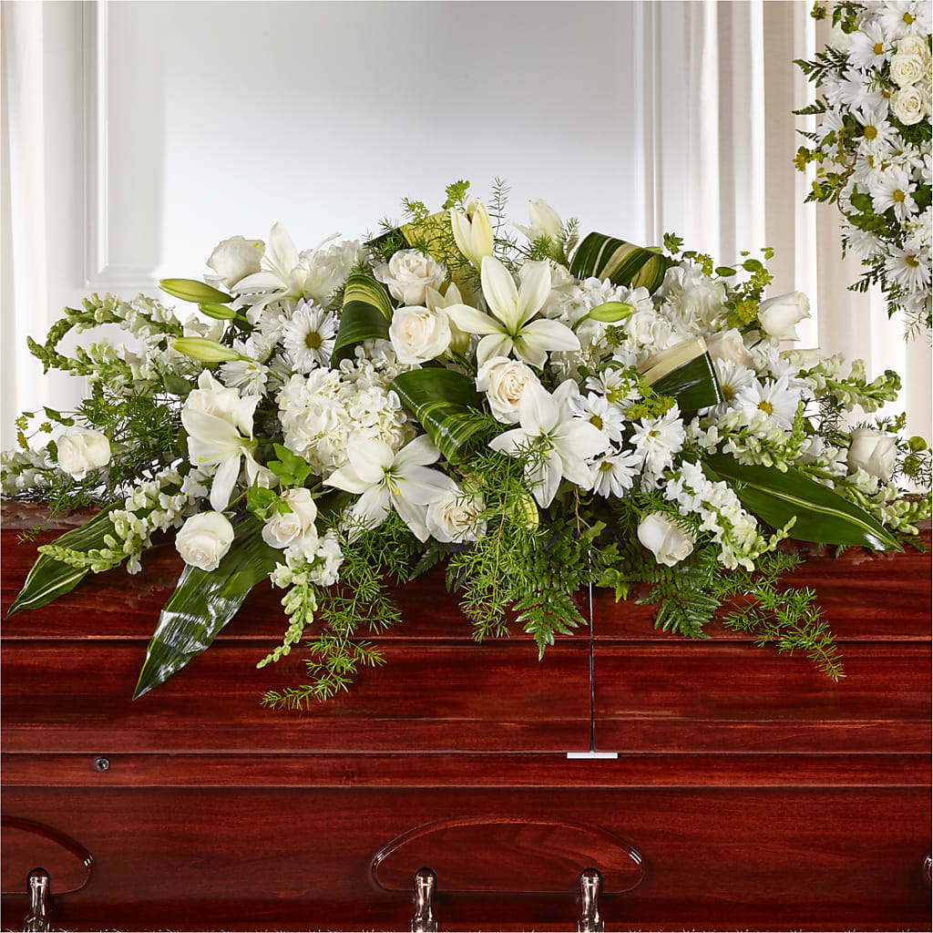 Abundance Casket Spray – Aux 1000 Fleurs, Saint-hyacinthe PQ