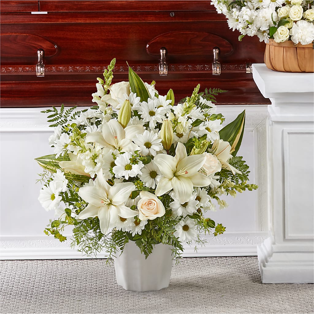 Thoughts of Tranquility Floor Basket – Aux 1000 Fleurs, Saint-hyacinthe PQ