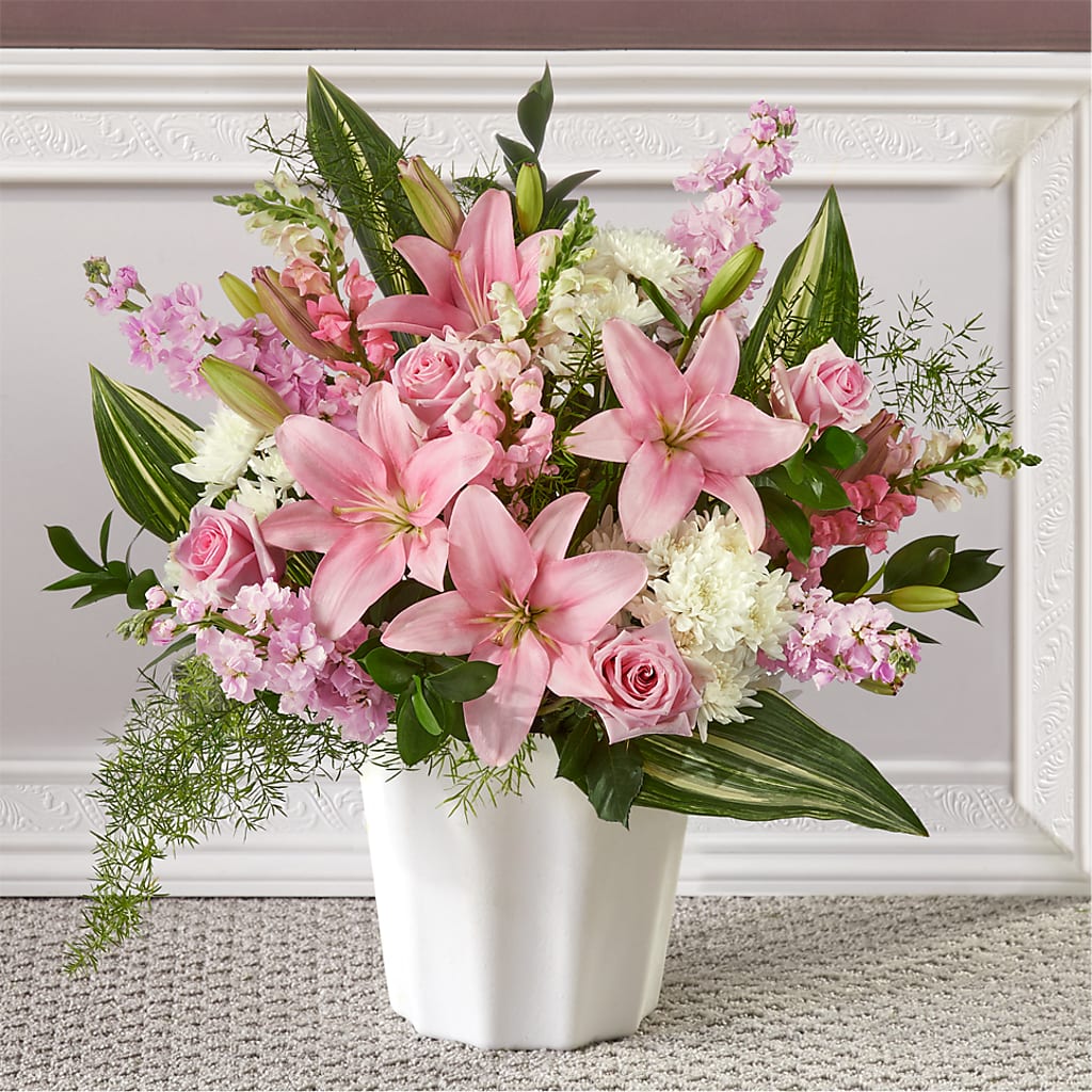 Simply Serene Floor Basket – Aux 1000 Fleurs, Saint-hyacinthe PQ