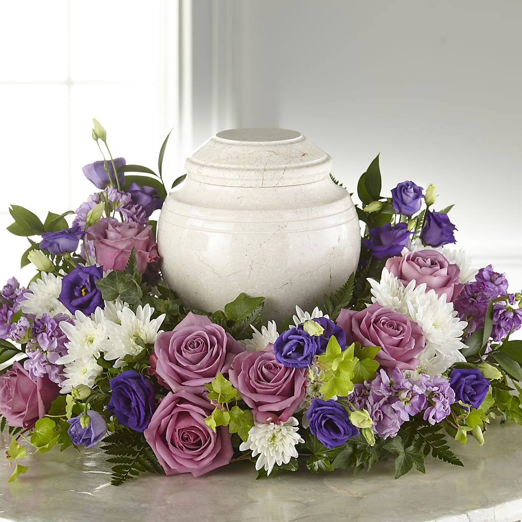 Blooming Sympathy Cremation Adornment – Aux 1000 Fleurs, Saint-hyacinthe PQ