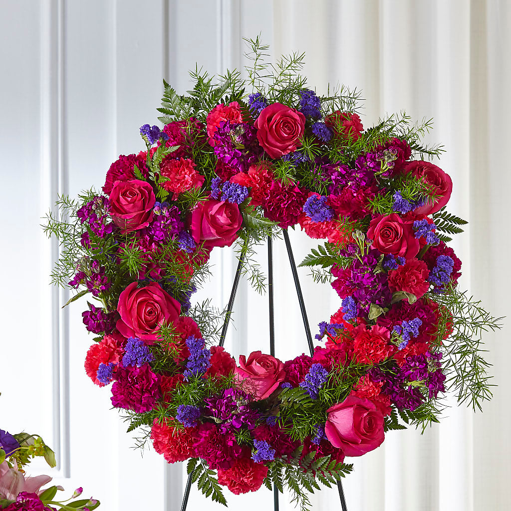 Calming Colors Wreath – Aux 1000 Fleurs, Saint-hyacinthe PQ