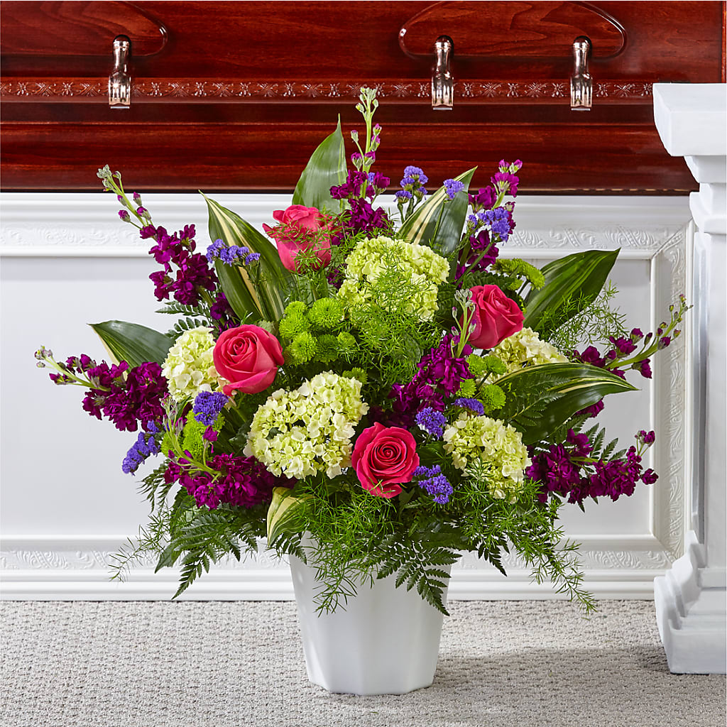 Beautiful Horizons Floor Basket – Aux 1000 Fleurs, Saint-hyacinthe PQ