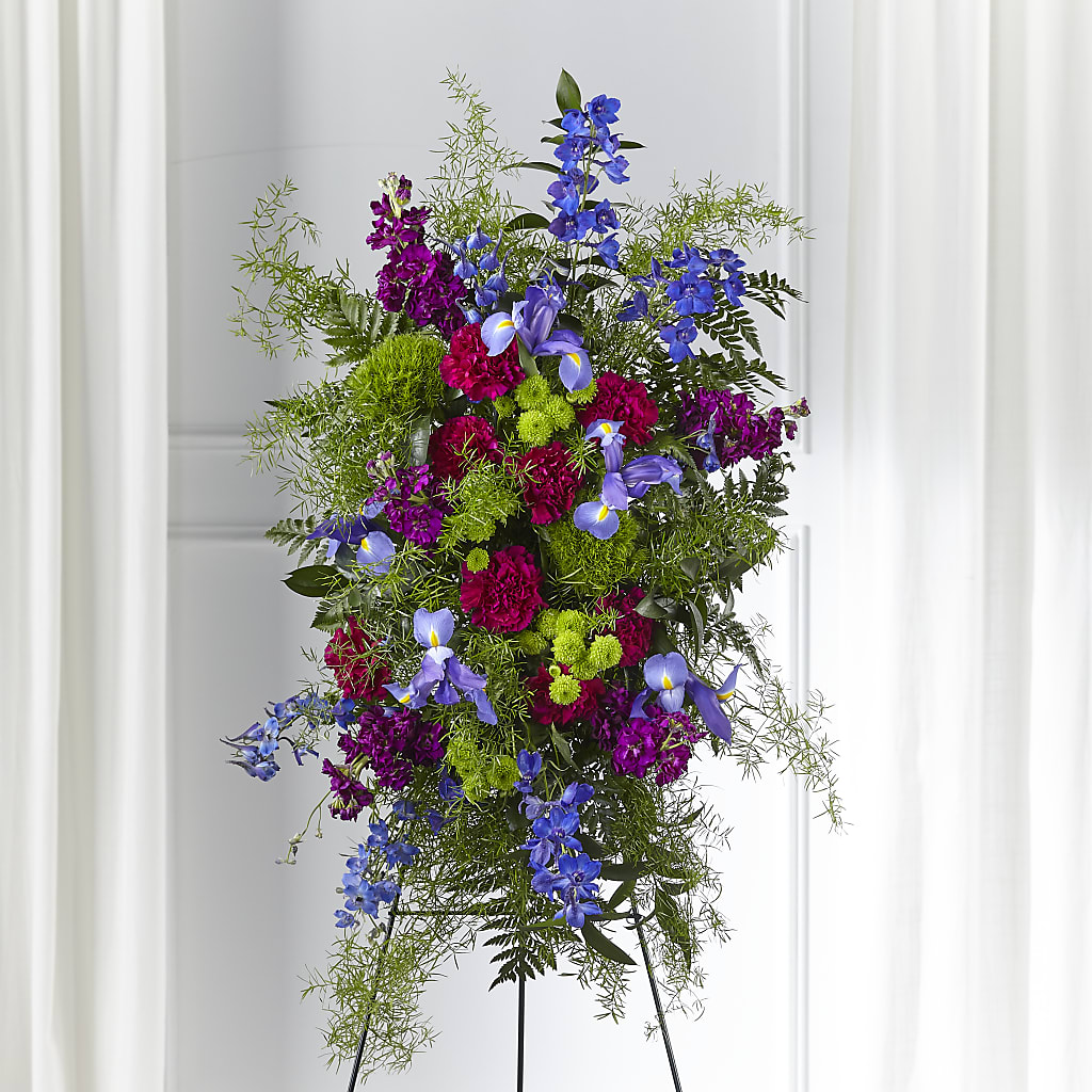 Heavenly Skies Standing Spray – Aux 1000 Fleurs, Saint-hyacinthe PQ