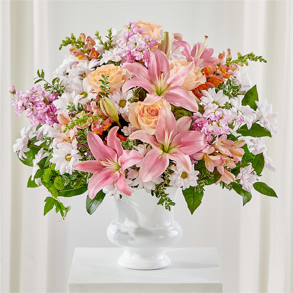 Heartfelt Gesture Urn Arrangement – Aux 1000 Fleurs, Saint-hyacinthe PQ