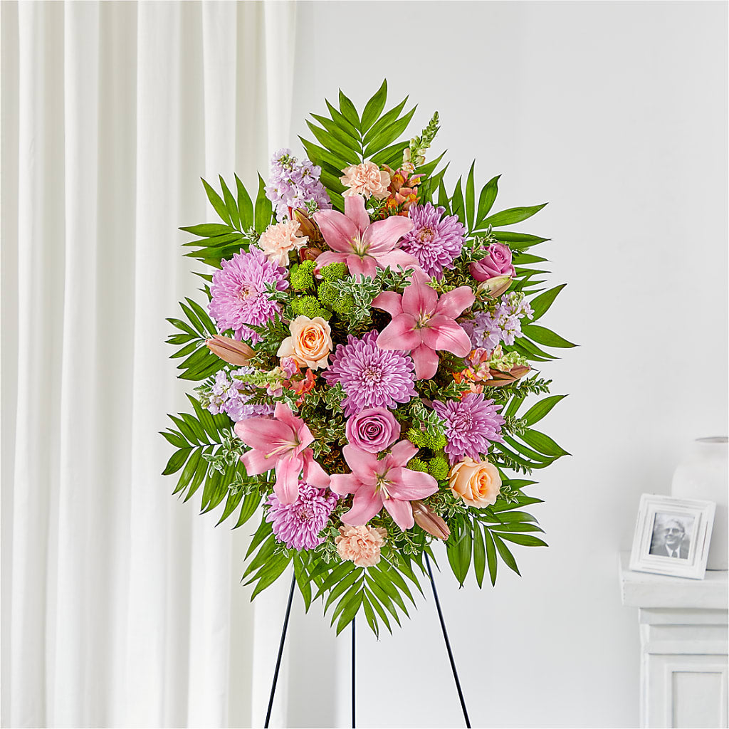 Love & Light Standing Spray – Aux 1000 Fleurs, Saint-hyacinthe PQ