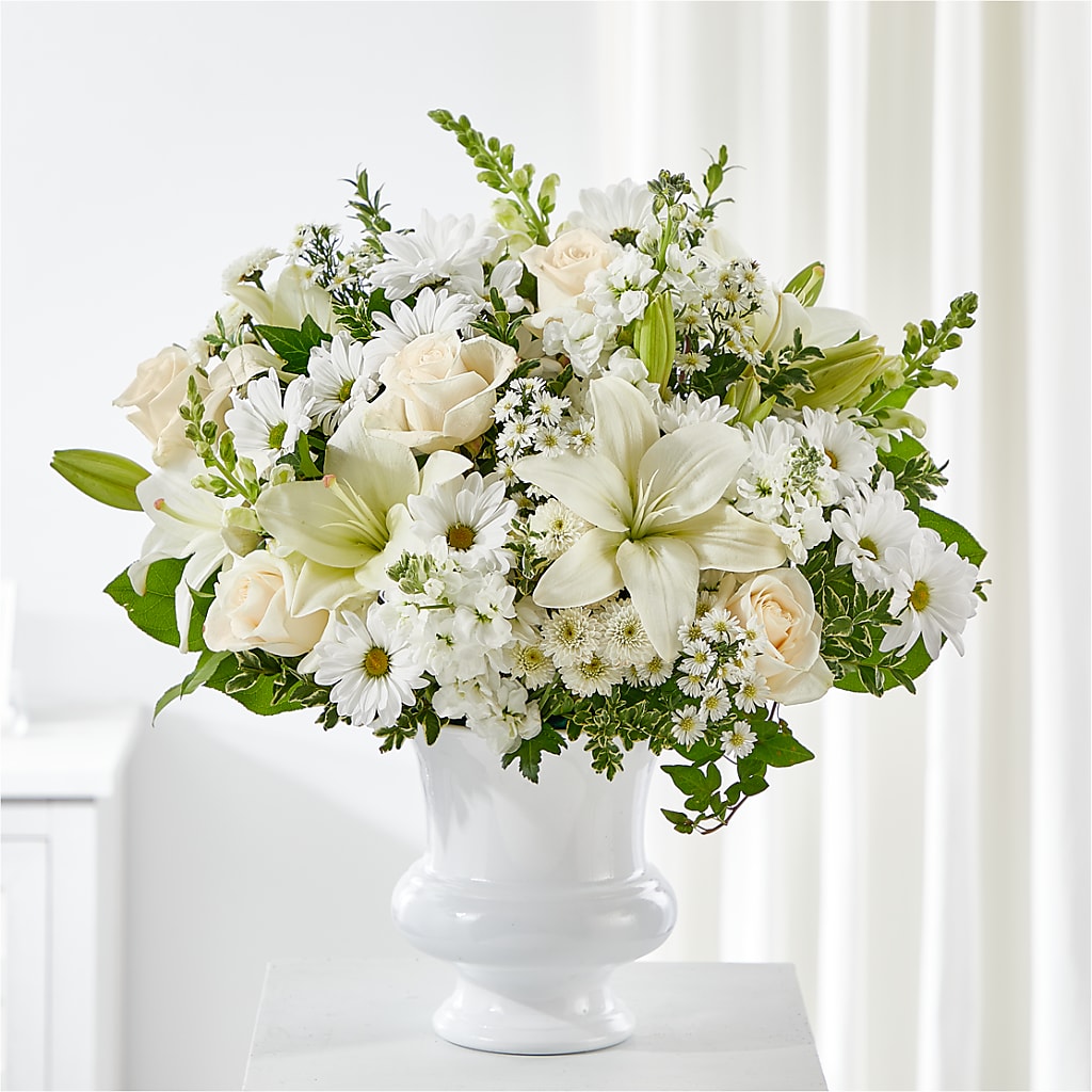 Uplifting Urn Arrangement – Aux 1000 Fleurs, Saint-hyacinthe PQ