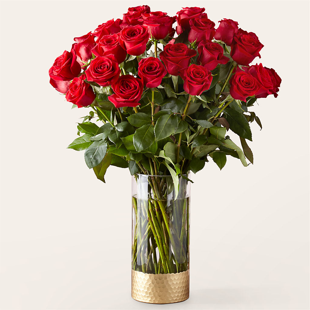 Classic Love Red Rose Bouquet – Aux 1000 Fleurs, Saint-hyacinthe PQ