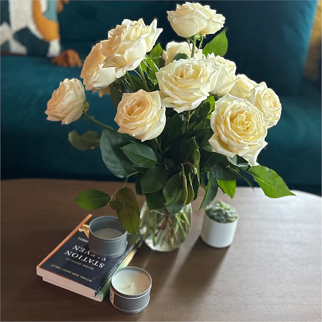 Long Stem Yellow Rose Bouquet –  Aux 1000 Fleurs, Saint-hyacinthe PQ
