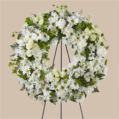 Faithful Wishes Wreath –  Aux 1000 Fleurs, Saint-hyacinthe PQ