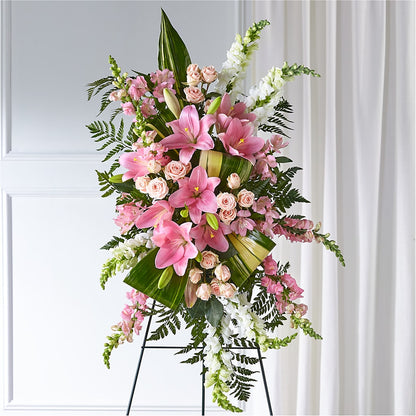 Elegant Embrace Standing Spray –  Aux 1000 Fleurs, Saint-hyacinthe PQ