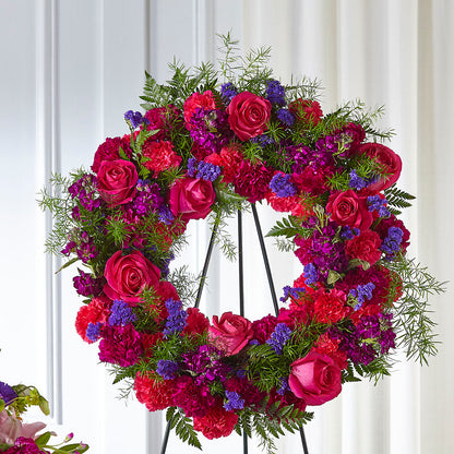 Calming Colors Wreath –  Aux 1000 Fleurs, Saint-hyacinthe PQ
