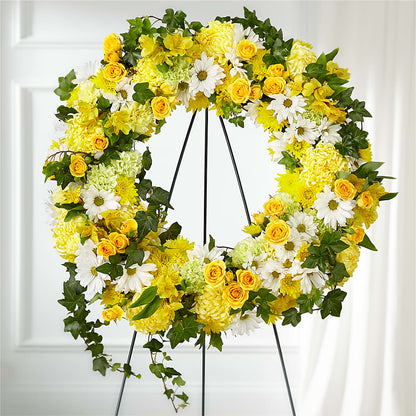 Golden Remembrance Wreath –  Aux 1000 Fleurs, Saint-hyacinthe PQ