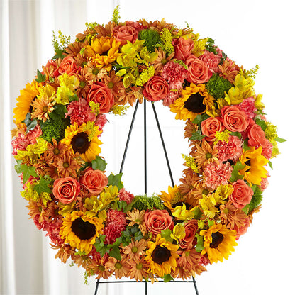 Autumnal Memories Wreath (Standard) –  Aux 1000 Fleurs, Saint-hyacinthe PQ