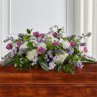 Meadows of Serenity Casket Spray –  Aux 1000 Fleurs, Saint-hyacinthe PQ
