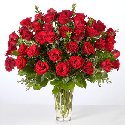 Forever Yours Fifty Stem Red Rose Bouquet –  Aux 1000 Fleurs, Saint-hyacinthe PQ