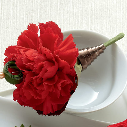 Red Carnation Boutonniere –  Aux 1000 Fleurs, Saint-hyacinthe PQ